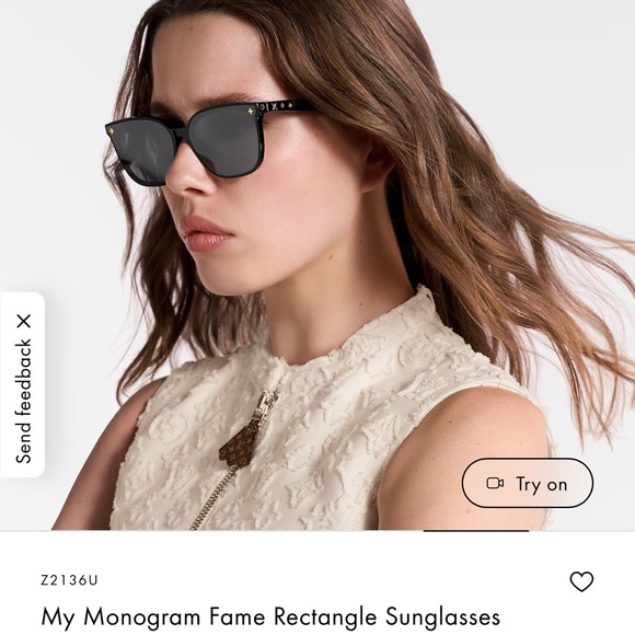 My Monogram Fame Rectangle Sunglasses - Picture 4 of 8